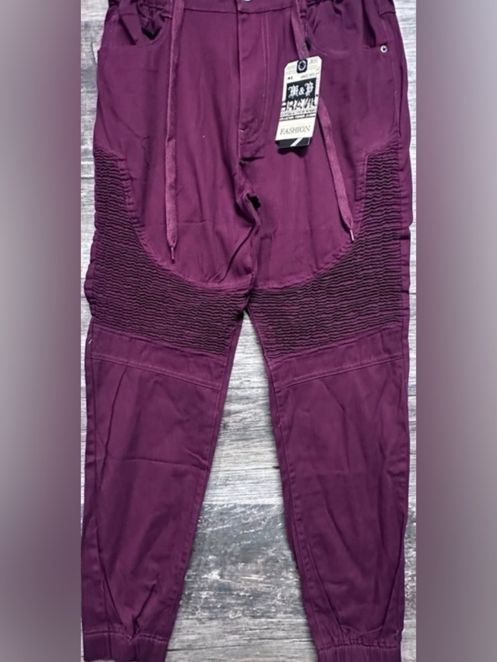 Men's Burgundy Jogger Sweatpants -